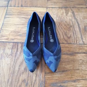 Gray camo Rothy flats